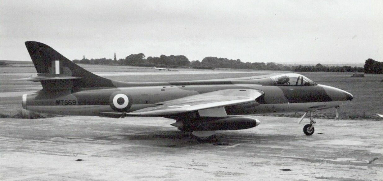 Hawker Hunter F.1 WT569, 1954г